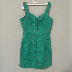 Gently used like new. GB green Button-Up Dress size 3.